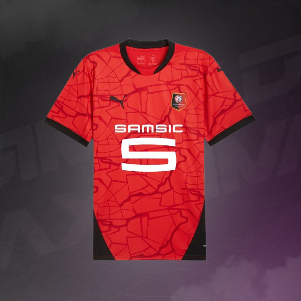 Maillot Domicile Rennes 2024-2025