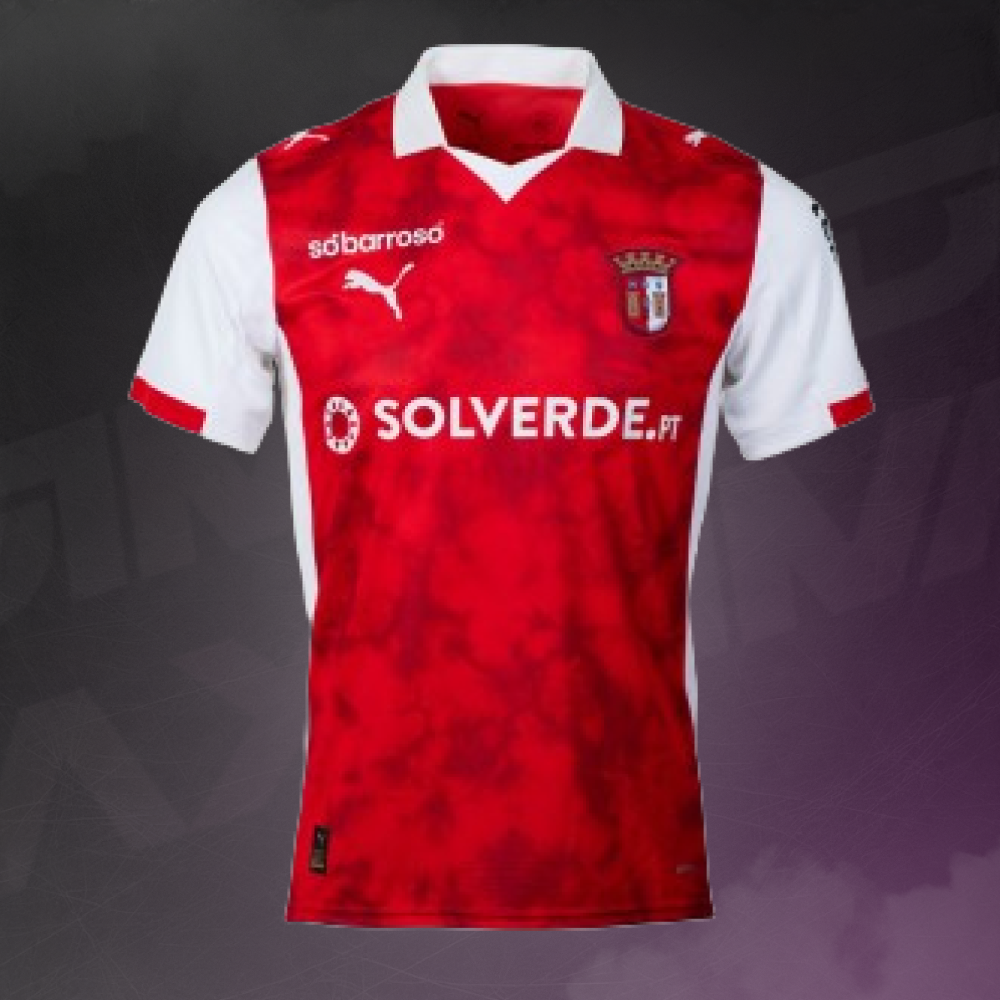 Maillot SC Braga 2025/2026 Domicile